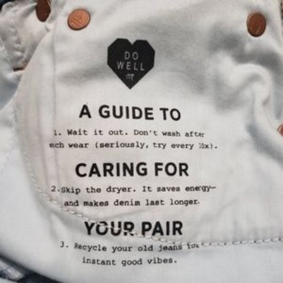 MADEWELL 24 high rise Denim Jean Bermuda Shorts - Picture 7 of 7